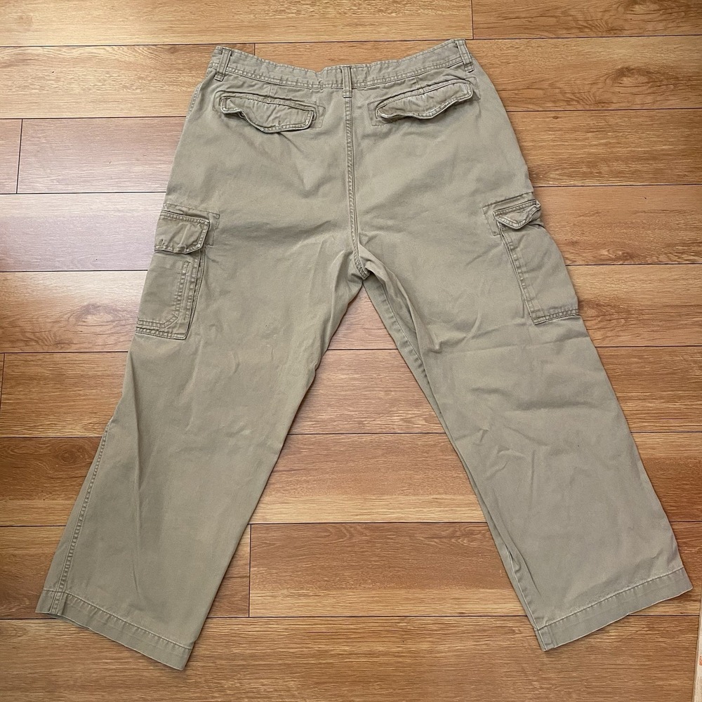 Vintage Old Navy Pants Mens 38x30 Baggy Cargo Pockets Surplus Workwear Utility - Picture 6 of 7